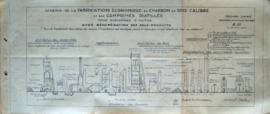 Schema de la Fabrication Économique du Charbom de Bois Calibré et des Comprimés Distillés