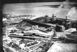 Foto aérea da fábrica Cimento Tejo